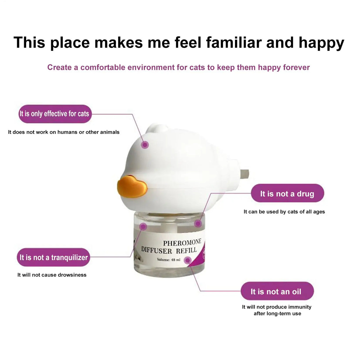 CalmPet Natural Cat Pheromone Diffuser