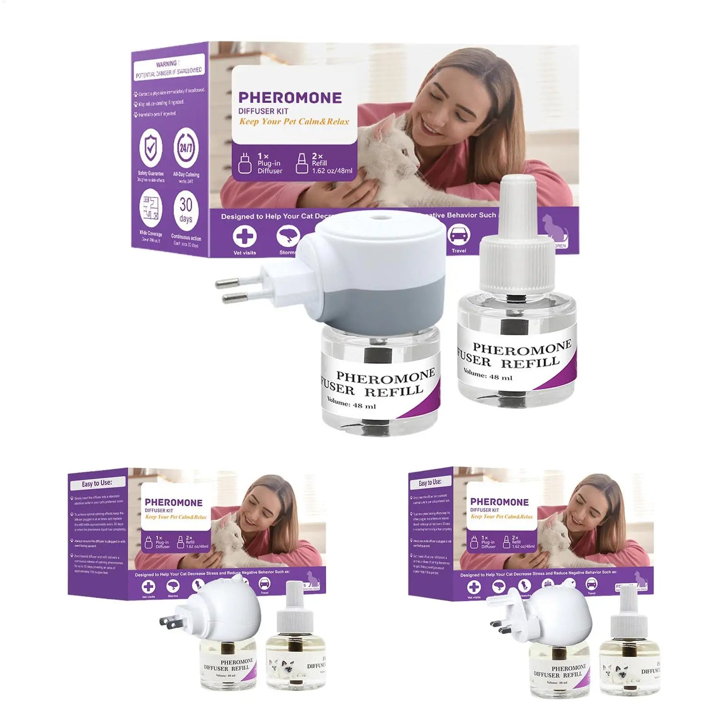CalmPet Natural Cat Pheromone Diffuser